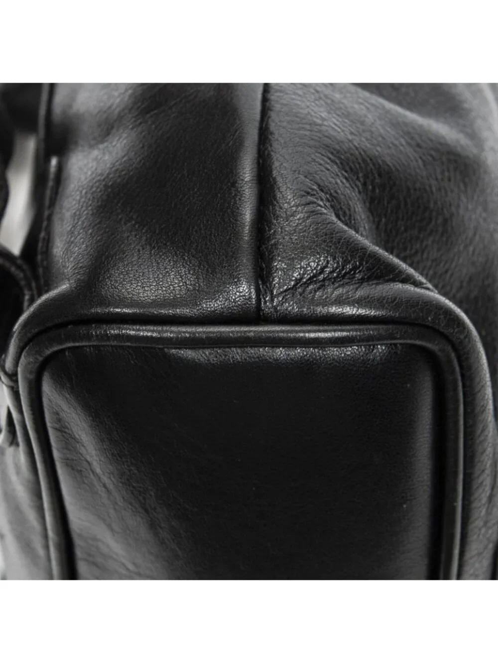 Gucci Mini Bamboo Backpack Black Greinca Lambskin Leather - Picture 7 of 10